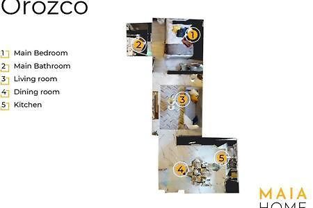 Orozco Maiahome-Polanco 1Br Close To Antara Mexico City Exteriör bild