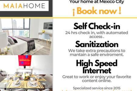 Orozco Maiahome-Polanco 1Br Close To Antara Mexico City Exteriör bild